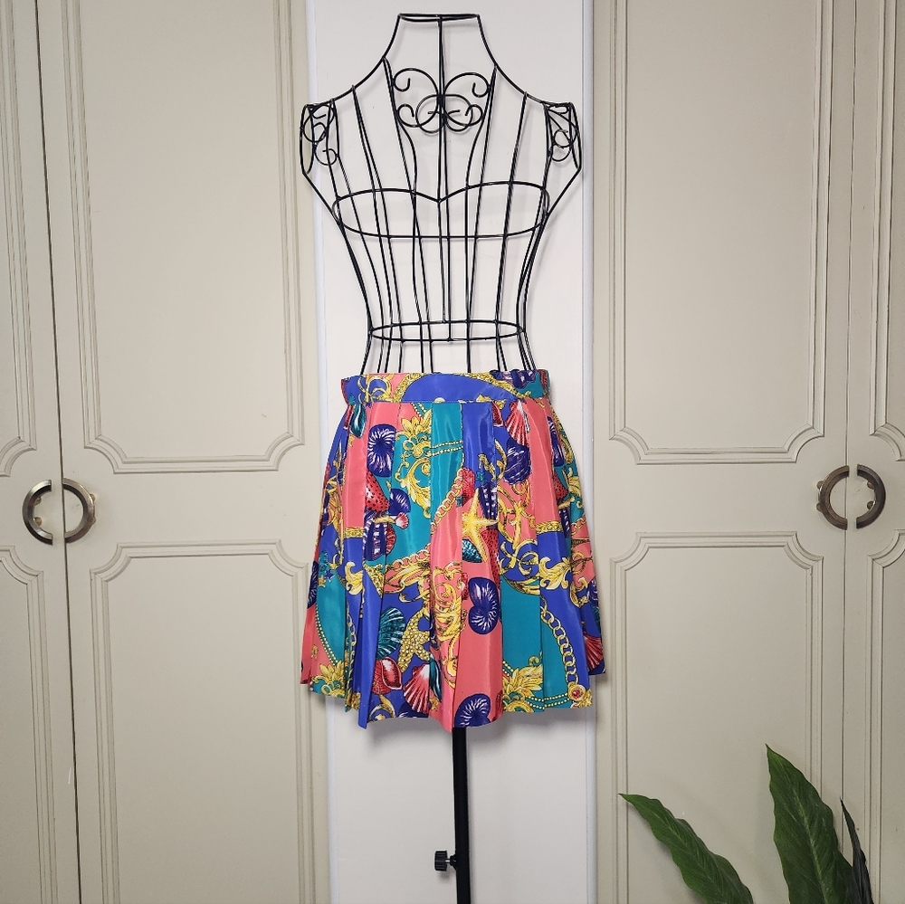 Vintage Pleated Tennis Skirt By Tail, Mermaid Inspired